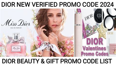 promo code dior beauty|dior promo code 2024.